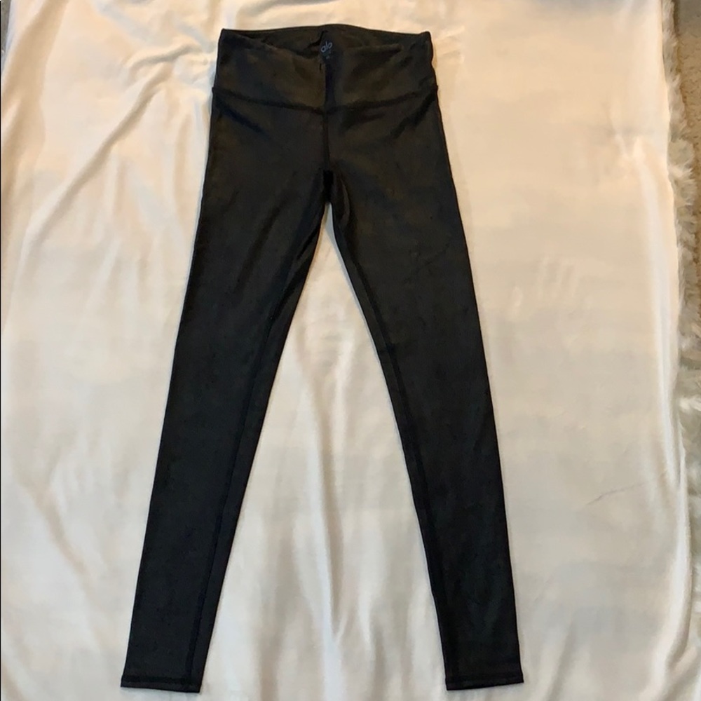 ALO YOGA airbrush leggings black xs brand new